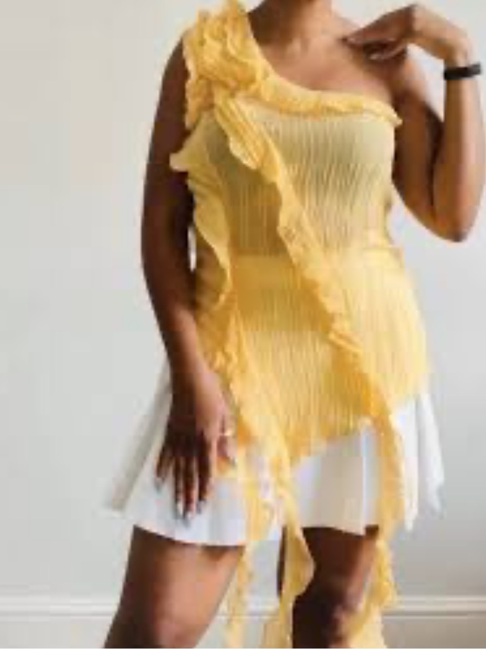 Zara ruffle  top
